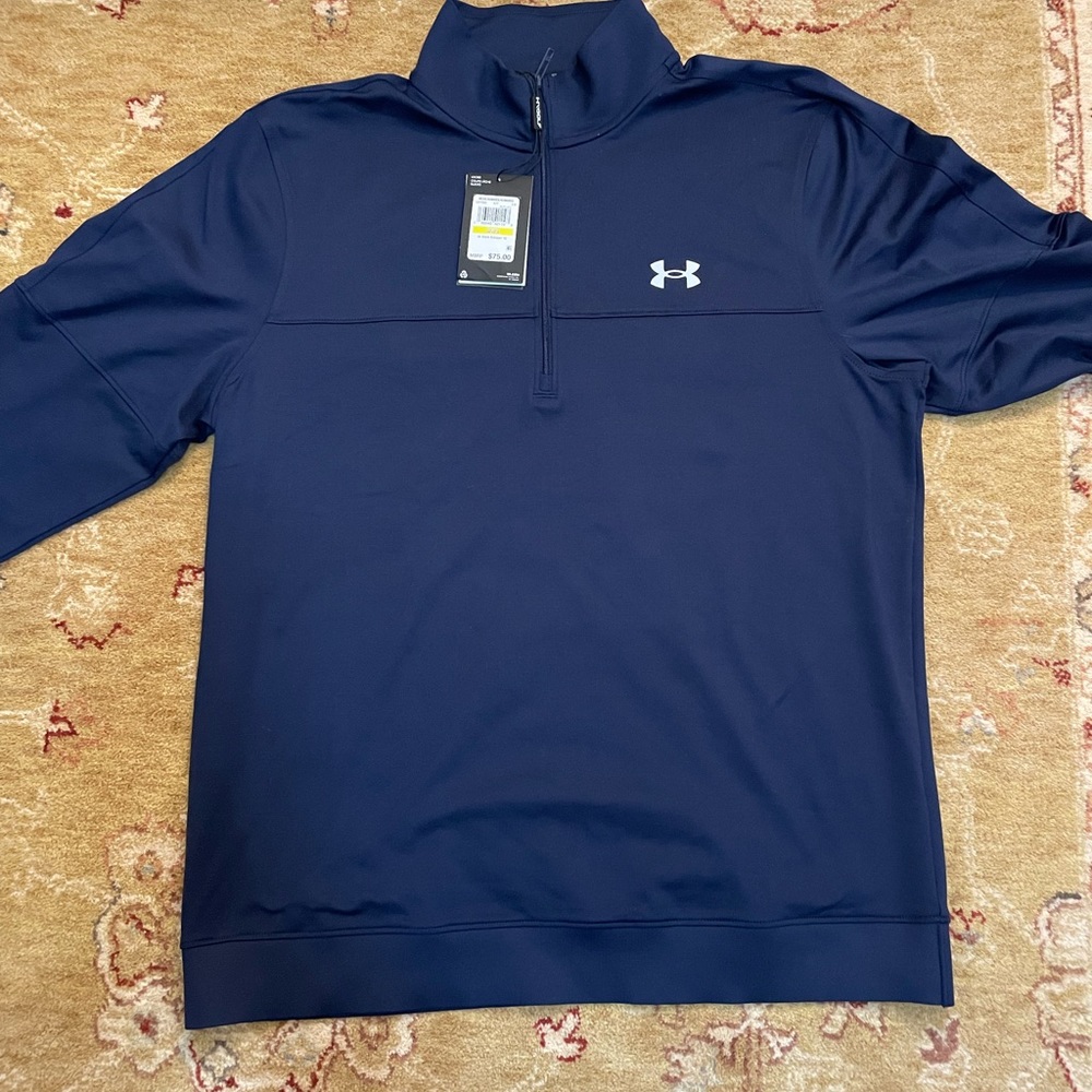 NWT men’s Under Armour golf quarter zip size Medium